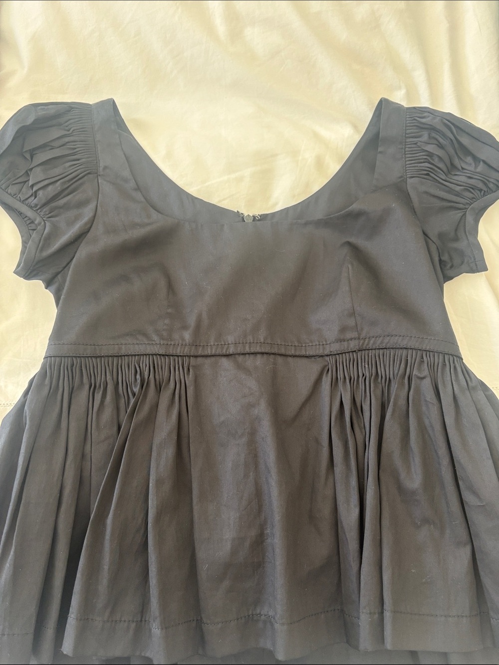 Rebecca Taylor Black Cotton Top